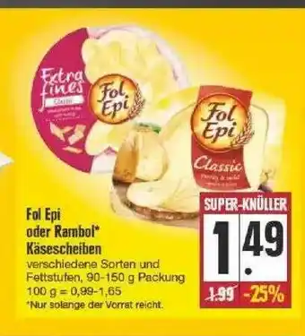 Edeka Fol Epi Oder Ramobl Käsescheiben Angebot