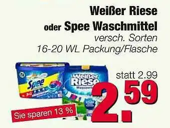 Edeka Scherer Weißer Riese Oder Spee Waschmittel Angebot