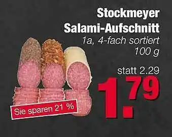 Edeka Scherer Stockmeyer Salami-aufschnitt Angebot