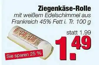 Edeka Scherer Ziegenkäse-rolle Angebot