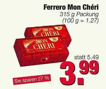 Edeka Scherer Ferrero Mon Chéri Angebot