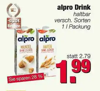 Edeka Scherer Alpro Drink Angebot