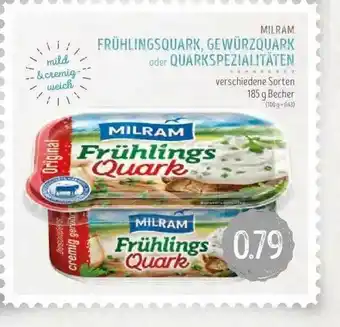 Edeka Struve Milram Frühlingsquark, Gewürzquark Oder Quarkspezialitäten Angebot