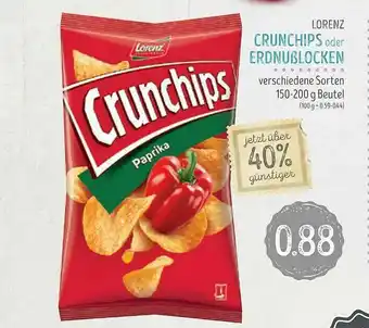 Edeka Struve Lorenz Crunchips Oder Erdnußlocken Angebot