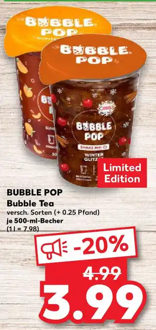 Kaufland BUBBLE POP Bubble Tea Angebot