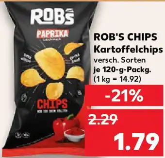 Kaufland ROB'S CHIPS Kartoffelchips Angebot