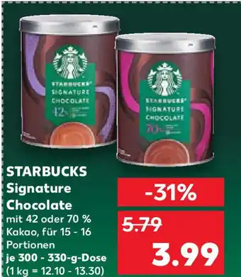 Kaufland STARBUCKS Signature Chocolate Angebot