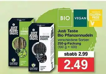 Famila Nord West Just Taste Bio Pflanzennudeln Angebot