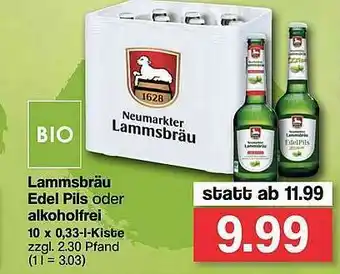 Famila Nord West Lammsbräu Edel Pils Oder Alkoholfrei Angebot