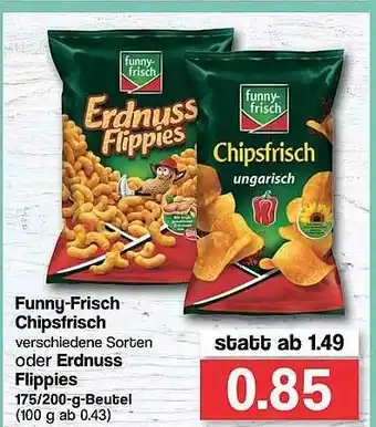 Famila Nord West Funny-frisch Chipsfrisch Oder Erdnuss Flippies Angebot