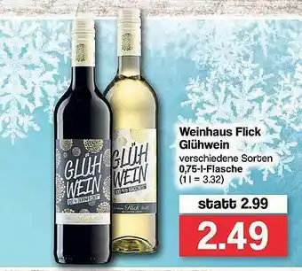 Famila Nord West Weinhaus Flick Glühwein Angebot