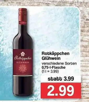 Famila Nord West Rotkäppchen Glühwein Angebot