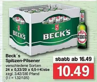 Famila Nord West Beck's Spitzen-pilsener Angebot