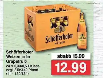 Famila Nord West Schöfferhofer Weizen Oder Grapefruit Angebot