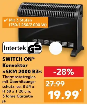 Kaufland SWITCH ON Konvektor SKM 2000 B3 Angebot