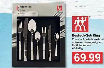 Famila Nord West Zwilling Besteck-set King Angebot