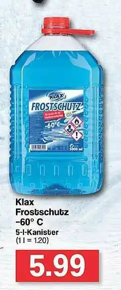 Famila Nord West Klax Frostschutz -60°C Angebot