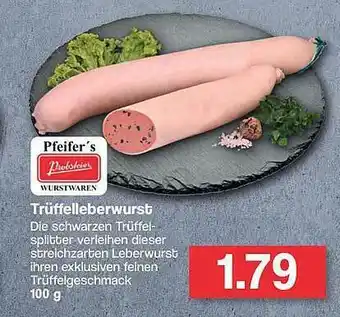 Famila Nord West Pfeifer's Wurstwaren Trüffelleberwurst Angebot