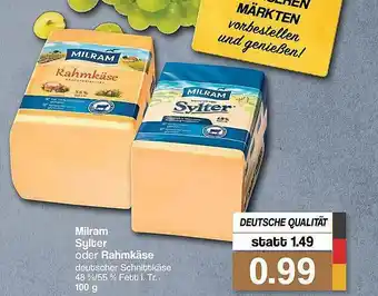 Famila Nord West Milram Sylter Oder Rahmkäse Angebot