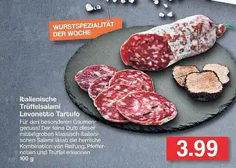 Famila Nord West Italienische Trüffelsalami Levonetto Tartufo Angebot
