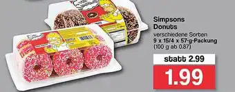 Famila Nord West Simpsons Donuts Angebot