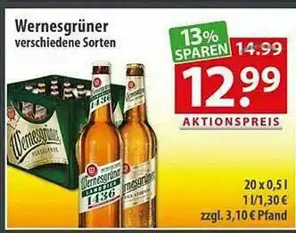 Getränkeland Wernesgrüner Angebot