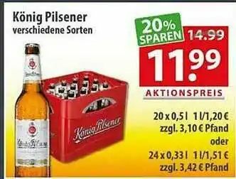 Getränkeland König Pilsener Angebot