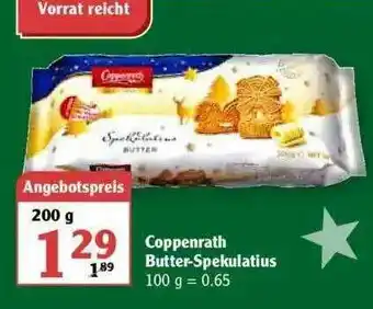 Globus Coppenrath Butter-spekulatius Angebot