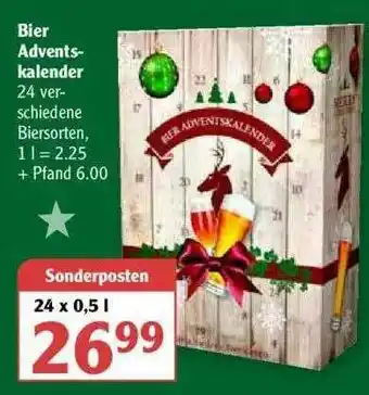 Globus Bier Adventskalender Angebot