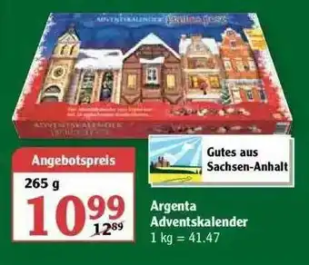 Globus Argenta Adventskalender Angebot