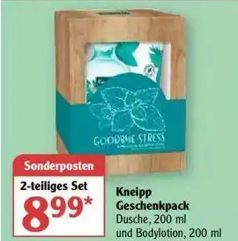 Globus Kneipp Geschenkpack Angebot