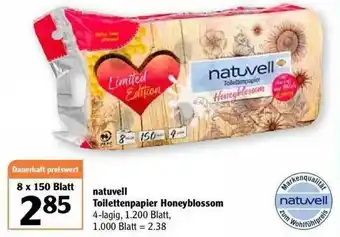 Globus Natuvell Tilettenpapier Honeyblossom Angebot