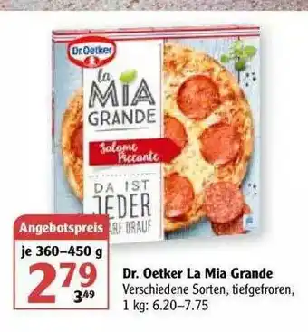 Globus Dr. Oetker La Mia Grande Angebot