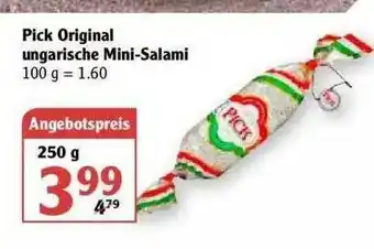 Globus Pick Original Ungarische Mini-salami Angebot