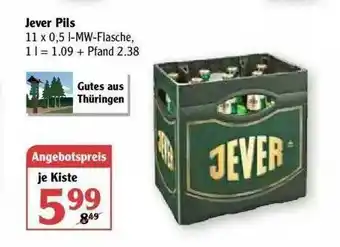 Globus Jever Pils Angebot