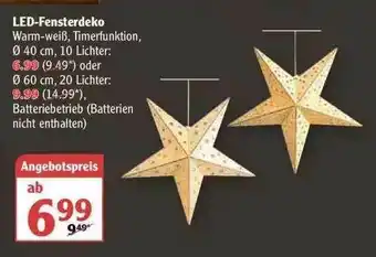 Globus Led-fensterdeko Angebot