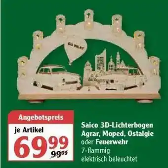 Globus Saico 3d-lichterbogen Agrar, Moped, Ostalgie Oder Feuerwehr Angebot