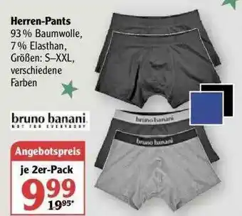 Globus Bruno Banani Herren-pants Angebot