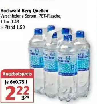 Globus Hochwald Berg Quellen Angebot