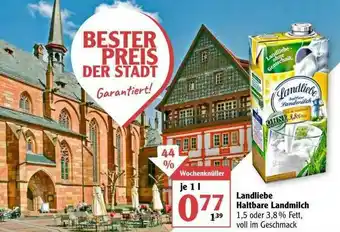 Globus Landliebe Haltbare Landmilch Angebot