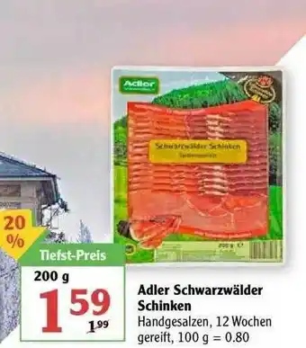 Globus Adler Schwarzwälder Schinken Angebot