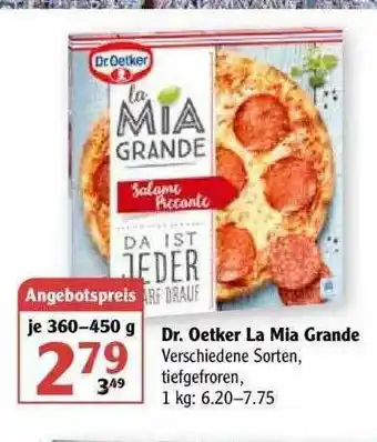 Globus Dr Oetker La Mia Grande Angebot