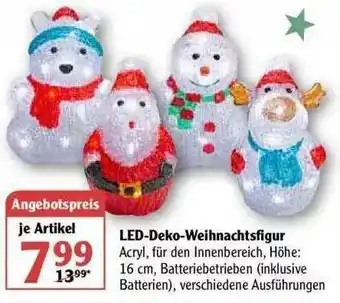 Globus Led-deko-weihnachtsfigur Angebot