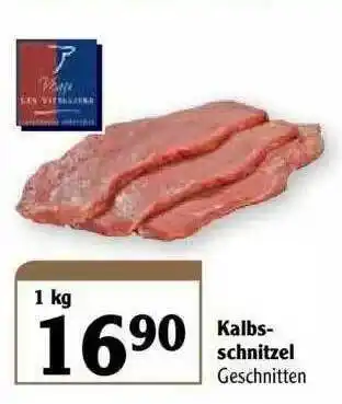 Globus Kalbs-schnitzel Les Vitelliers Angebot