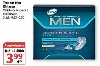 Globus Tena For Men Einlagen Angebot