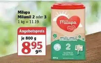 Globus Milupa Milumil 2 Oder 3 Angebot