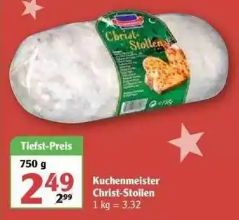 Globus Kuchenmeister Christ-stollen Angebot