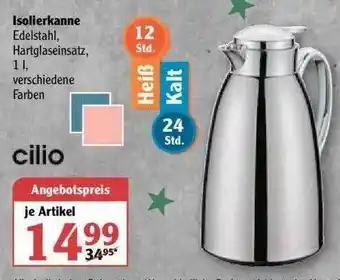 Globus Isolierkanne Cilio Angebot