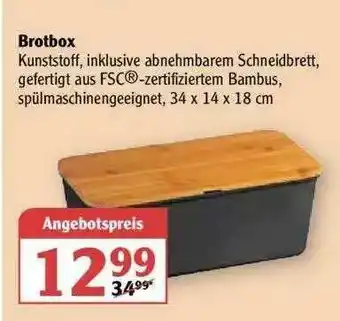 Globus Brotbox Angebot