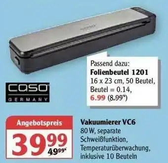 Globus Vakuumierer Vc6 Angebot